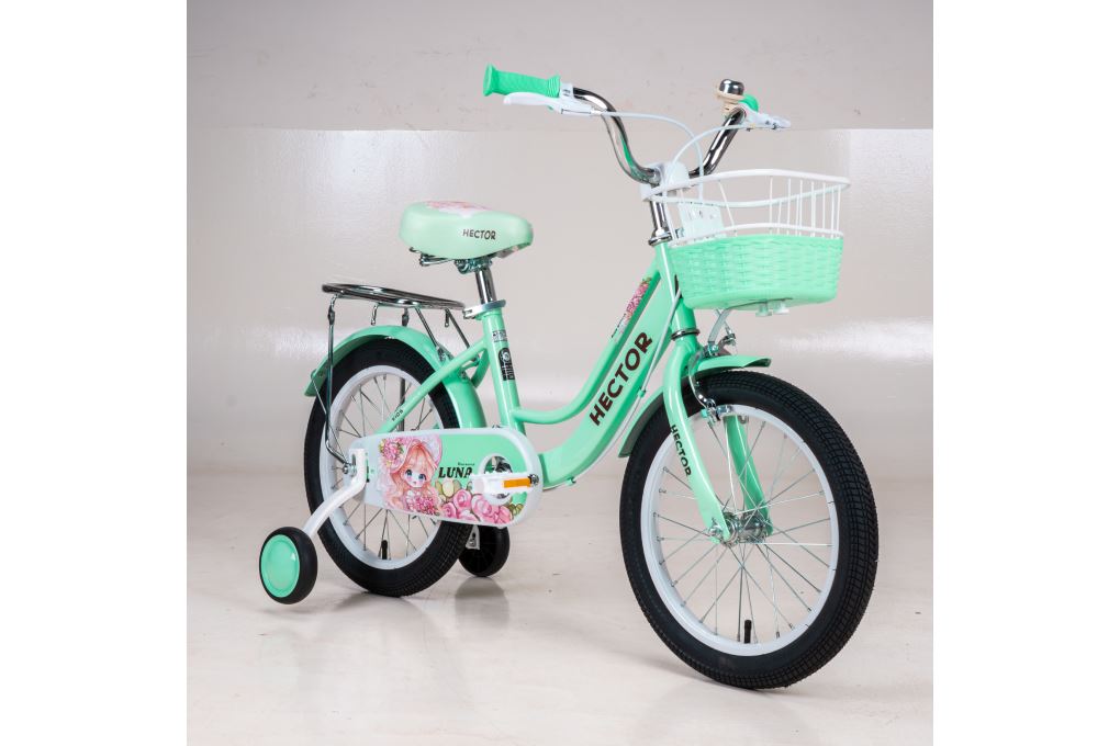 Xe đạp trẻ em nữ Hector Luna 3B 16 inch Xanh Ngọc Màu Xanh ngọc