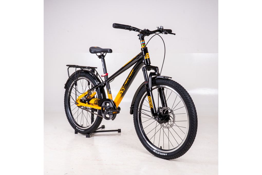 Xe Đạp Địa Hình HECTOR ARES 3B 22 INCH Đen Cam Màu Đen