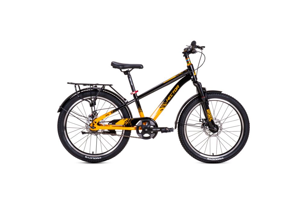 Xe Đạp Địa Hình HECTOR ARES 3B 22 INCH Đen Cam Màu Đen