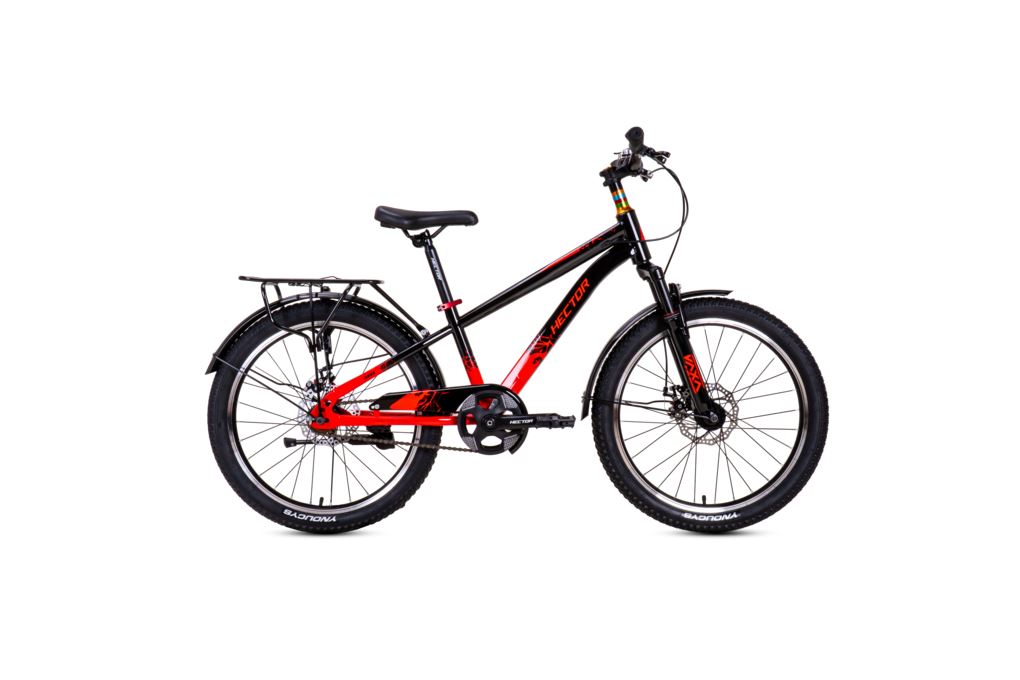 Xe Đạp Địa Hình HECTOR ARES 3B 22 INCH Đen Đỏ Màu Đen
