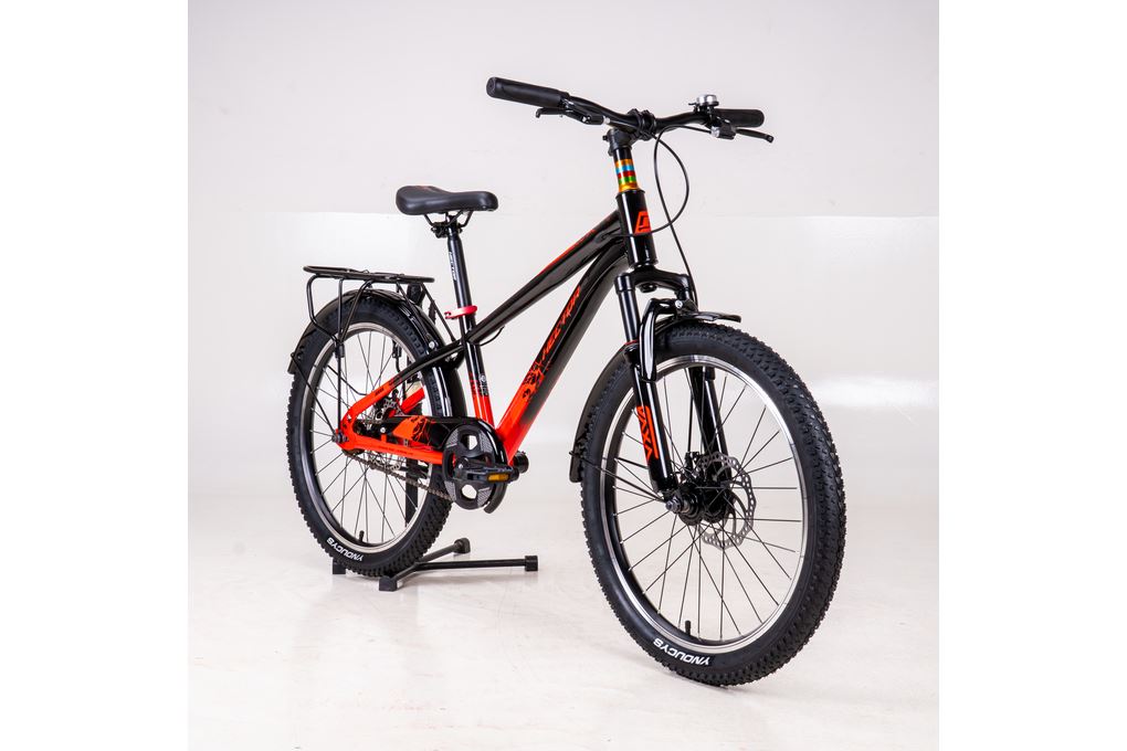 Xe Đạp Địa Hình HECTOR ARES 3B 22 INCH Đen Đỏ Màu Đen