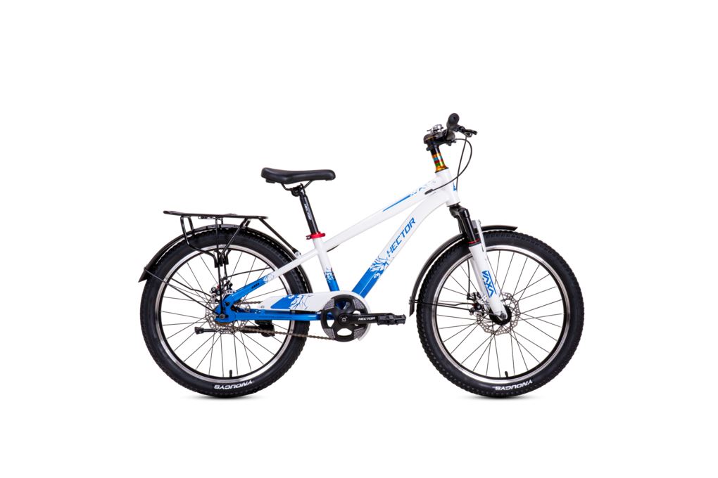 Xe Đạp Địa Hình HECTOR ARES 3B 22 INCH Trắng Xanh dương Màu Trắng