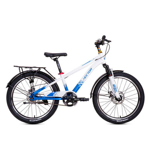 Xe Đạp Địa Hình HECTOR ARES 3B 22 INCH Trắng Xanh dương