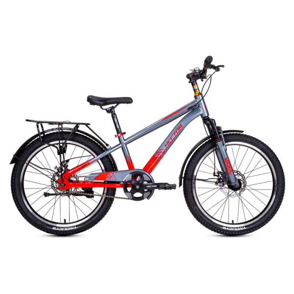Xe Đạp Địa Hình HECTOR ARES 3B 22 INCH Xám Đỏ