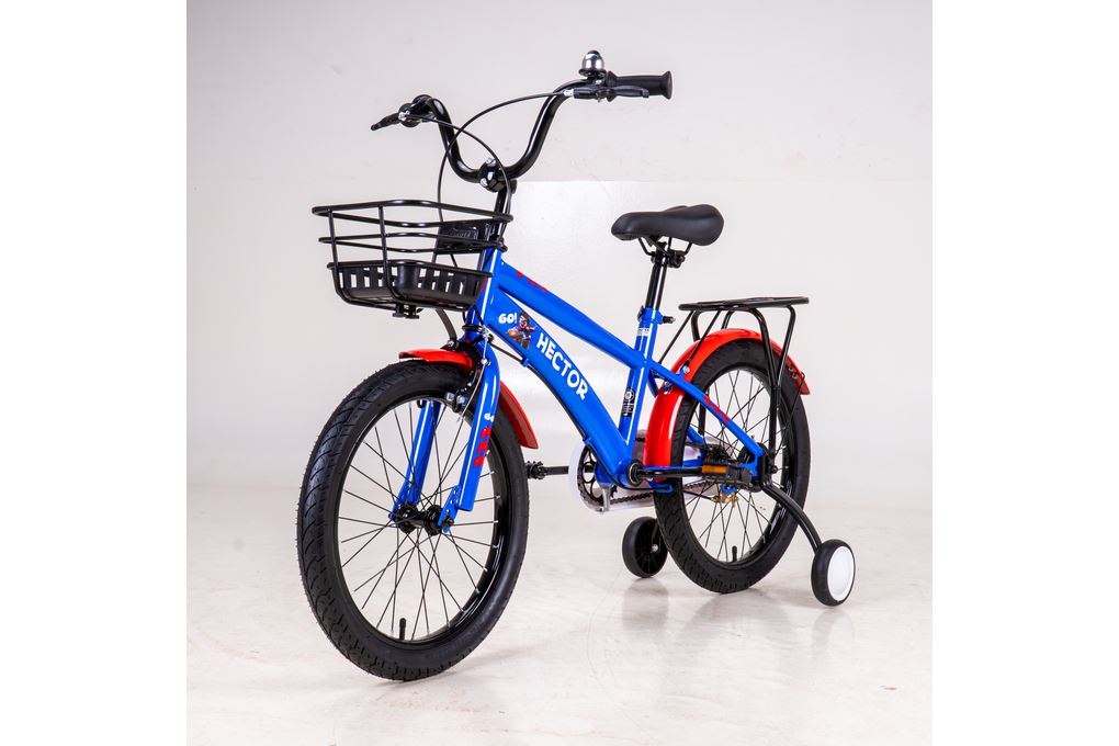 Xe Đạp Trẻ Em Nam HECTOR POLO 4B 18 INCH Xanh Đỏ Màu Xanh Dương