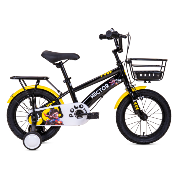 Xe Đạp Trẻ Em Nam HECTOR POLO 2B 14 INCH Đen Vàng