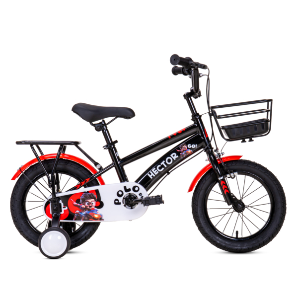 Xe Đạp Trẻ Em Nam HECTOR POLO 2B 14 INCH Đen Đỏ