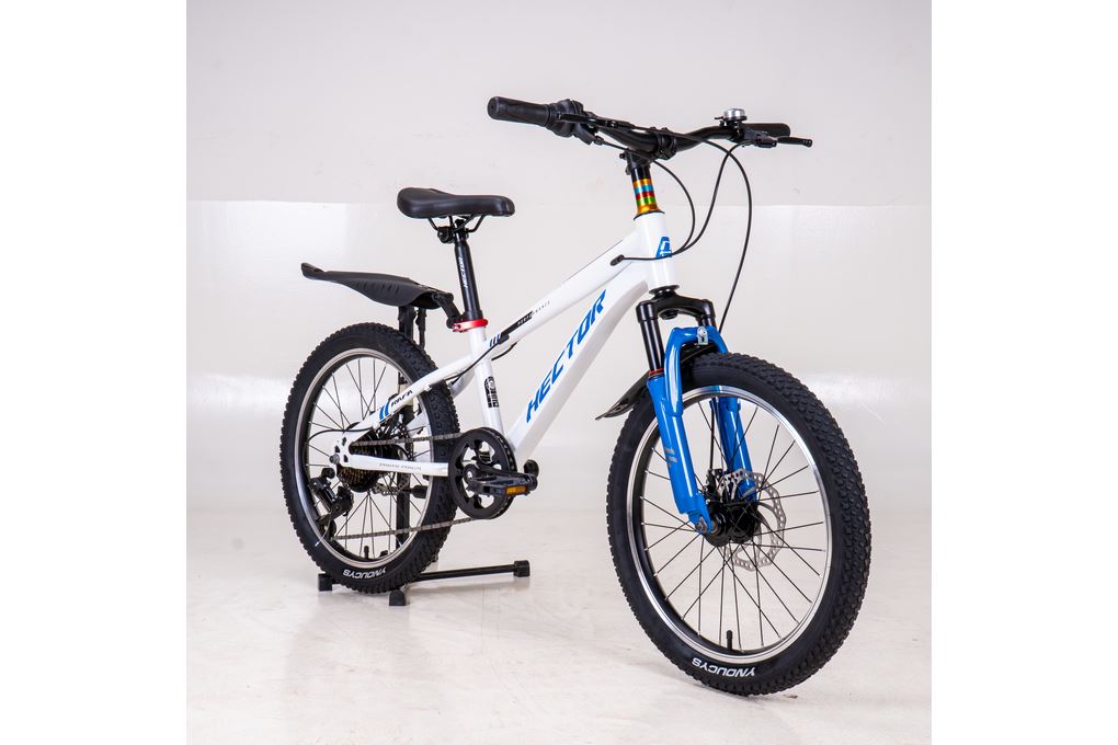 Xe Đạp Trẻ Em Nam HECTOR RAFA 2 20 INCH Trắng Xanh dương Màu Trắng