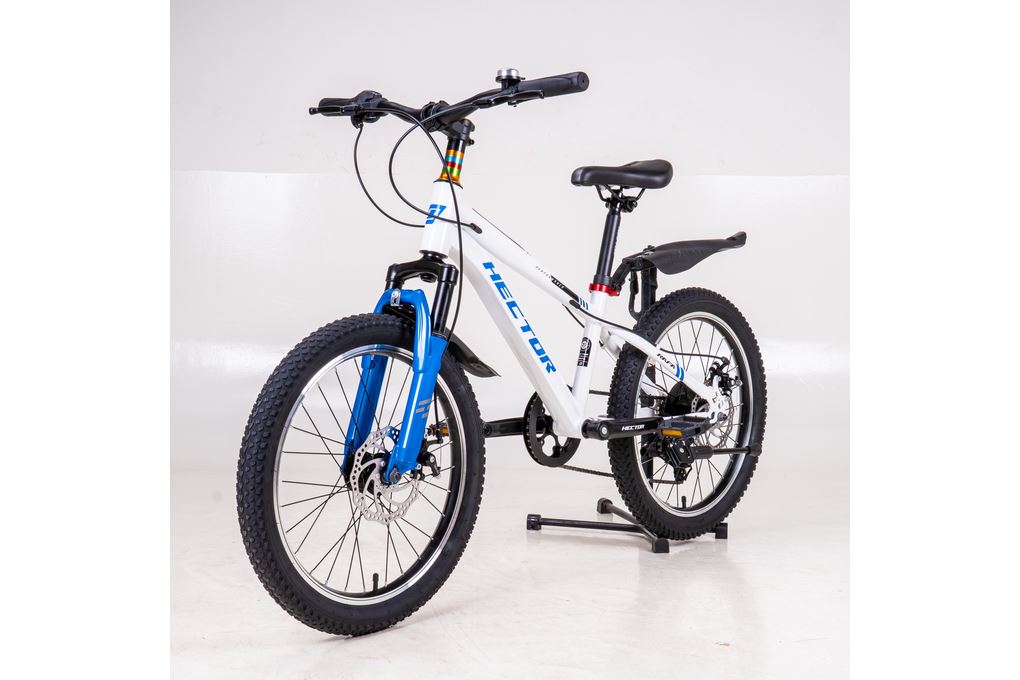 Xe Đạp Trẻ Em Nam HECTOR RAFA 2 20 INCH Trắng Xanh dương Màu Trắng
