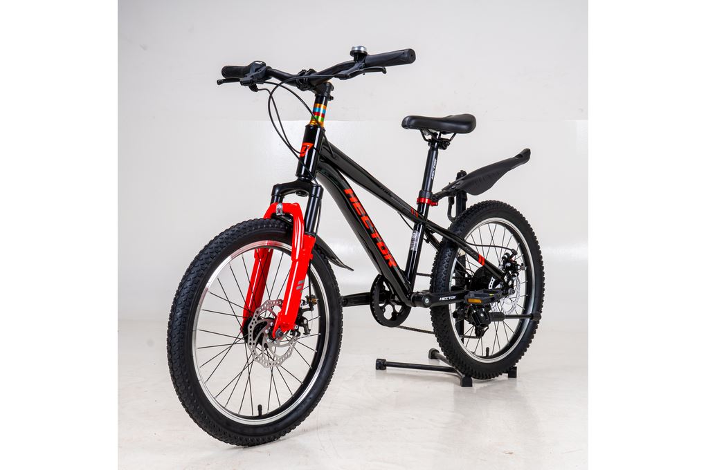 Xe Đạp Trẻ Em Nam HECTOR RAFA 2 20 INCH Đen Đỏ Màu Đen