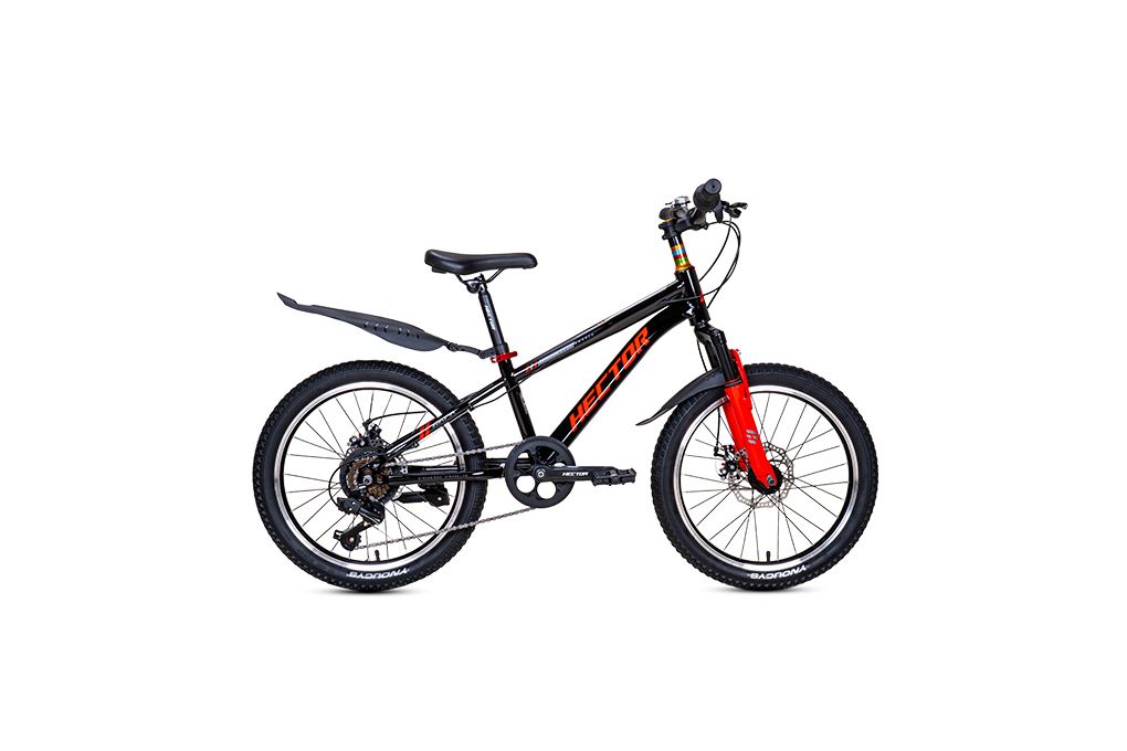 Xe Đạp Trẻ Em Nam HECTOR RAFA 2 20 INCH Đen Đỏ Màu Đen