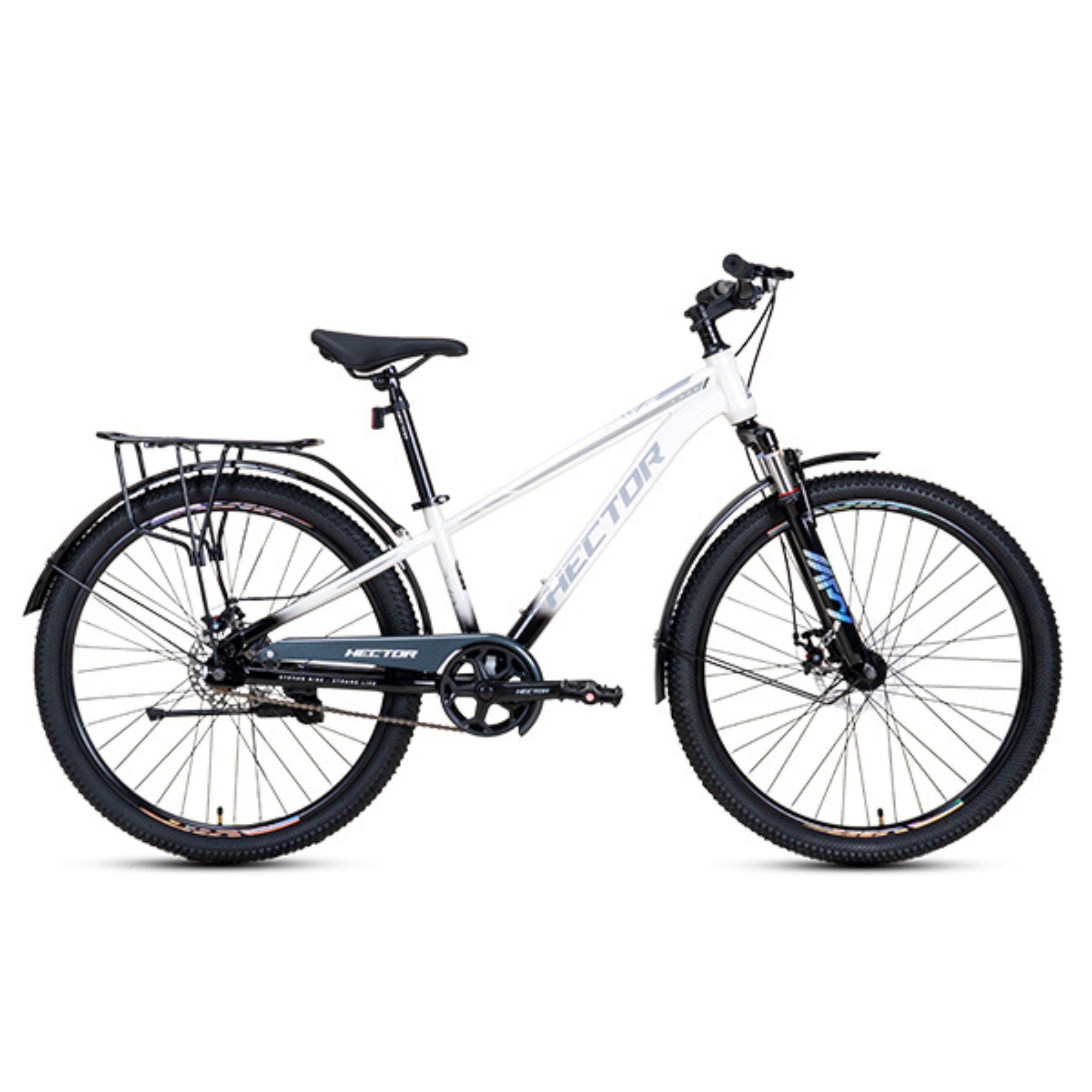 Xe Đạp Địa Hình HECTOR LOOK 2B 26 INCH Trắng Màu Trắng