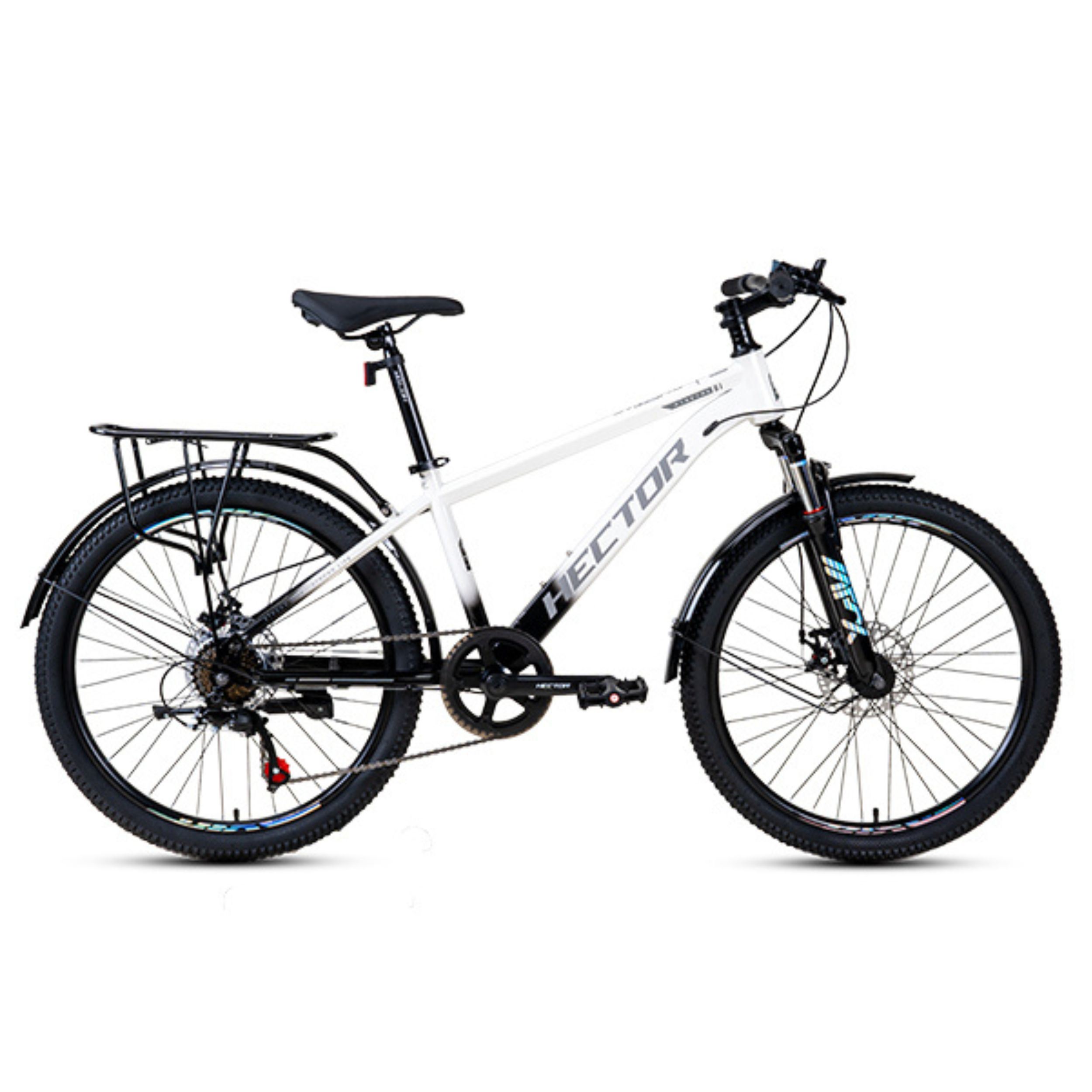 Xe Đạp Địa Hình HECTOR STRONG 1B 24 INCH Trắng Màu Trắng