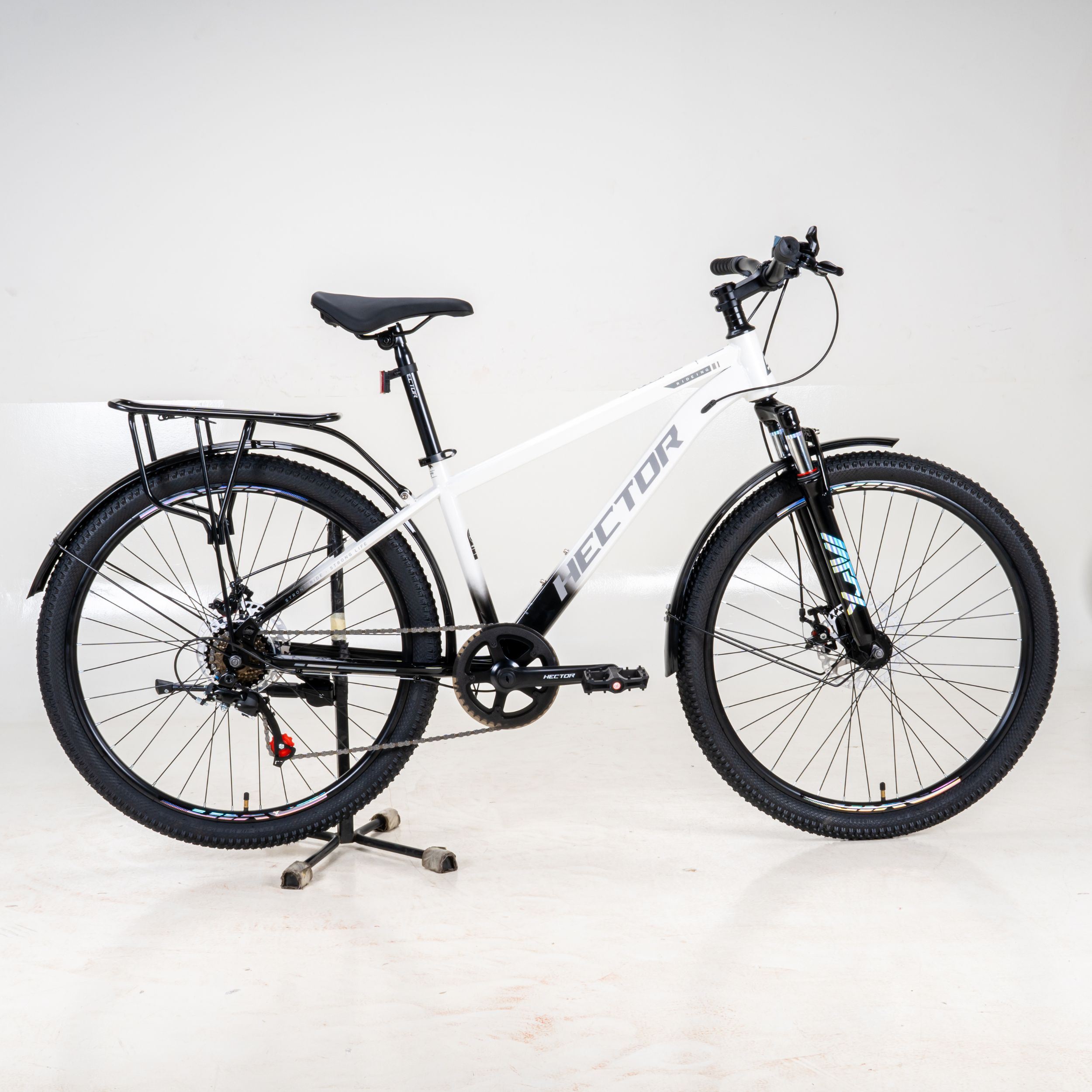 Xe Đạp Địa Hình HECTOR STRONG 2B 26 INCH Trắng Màu Trắng