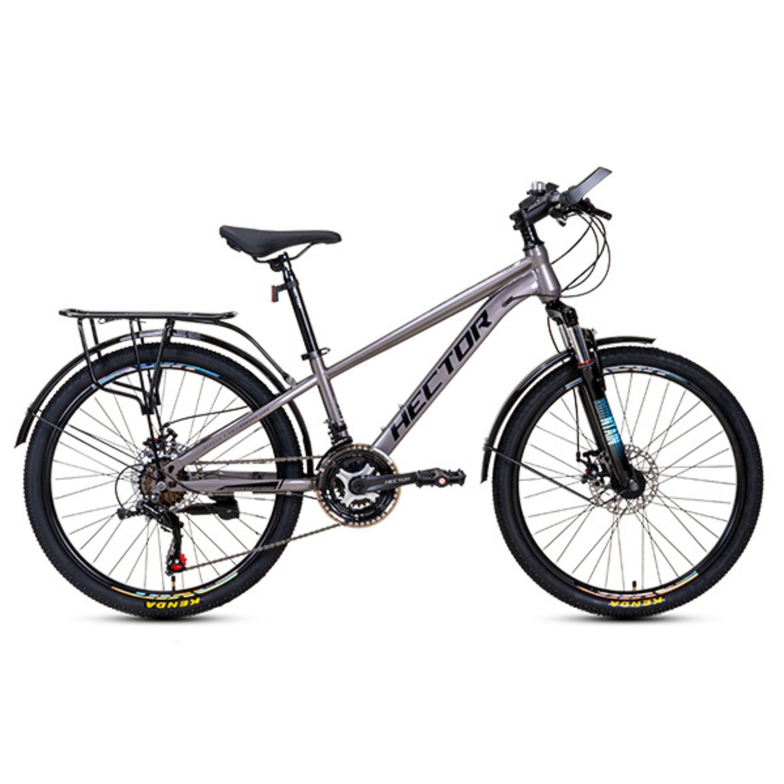 Xe Đạp Địa Hình HECTOR APOLLO 1B 24 INCH Xám Màu Xám