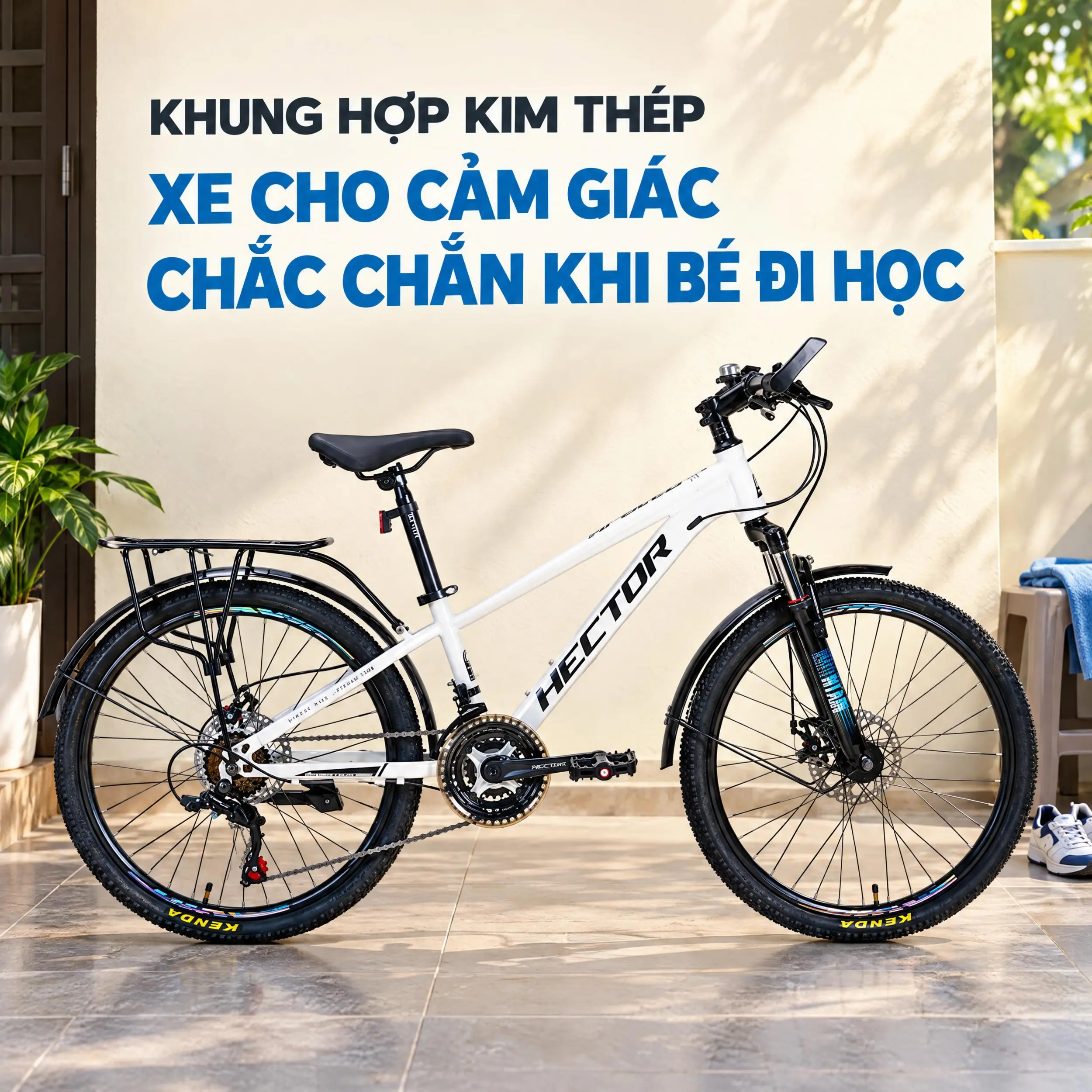 Xe Đạp Địa Hình HECTOR APOLLO 1B 24 INCH Trắng - Khung hợp kim thép Xe Đạp Địa Hình HECTOR APOLLO 1B 24 INCH Trắng - Khung hợp kim thép