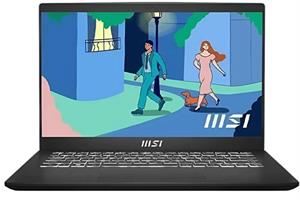 Laptop MSI Modern 14 C12MO Intel Core i3-1235U/8GB/512GB/W11/OHS (MSI-9S7-14J112-1237) Black
