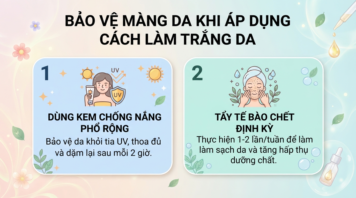 9 cách làm trắng da tại nhà khoa học giúp da bật tông sáng khỏe