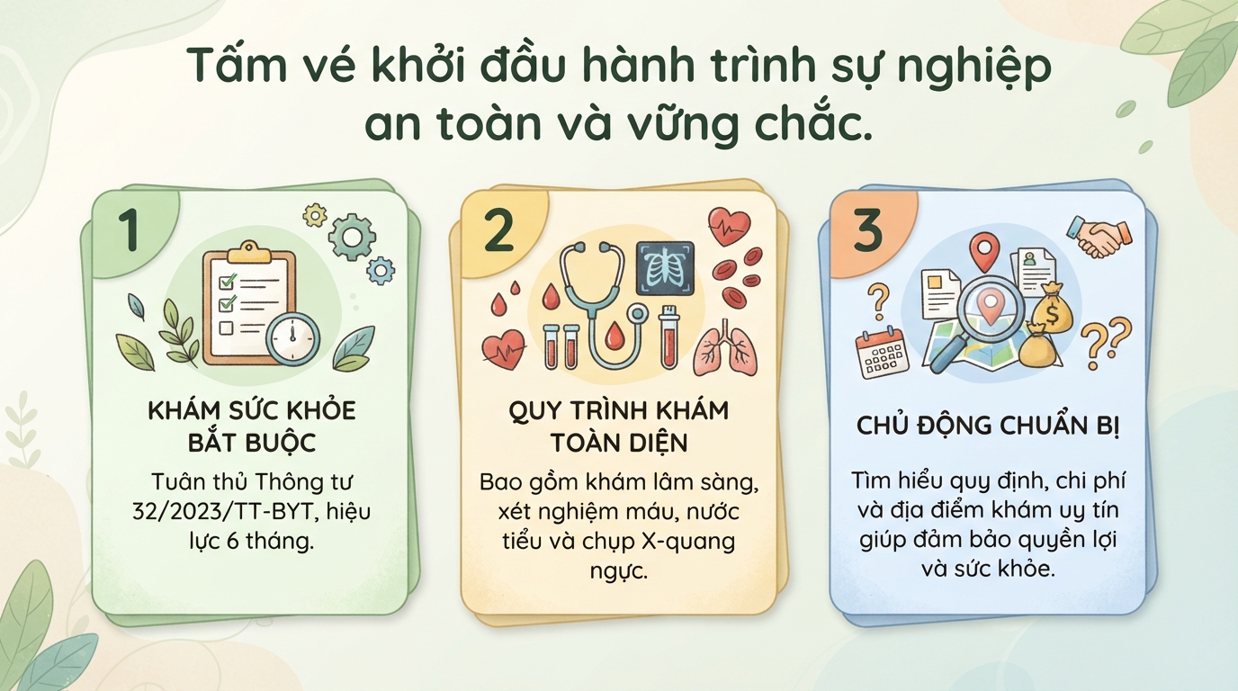 Khám sức khỏe đi làm: những điều cần biết và quy trình chi tiết