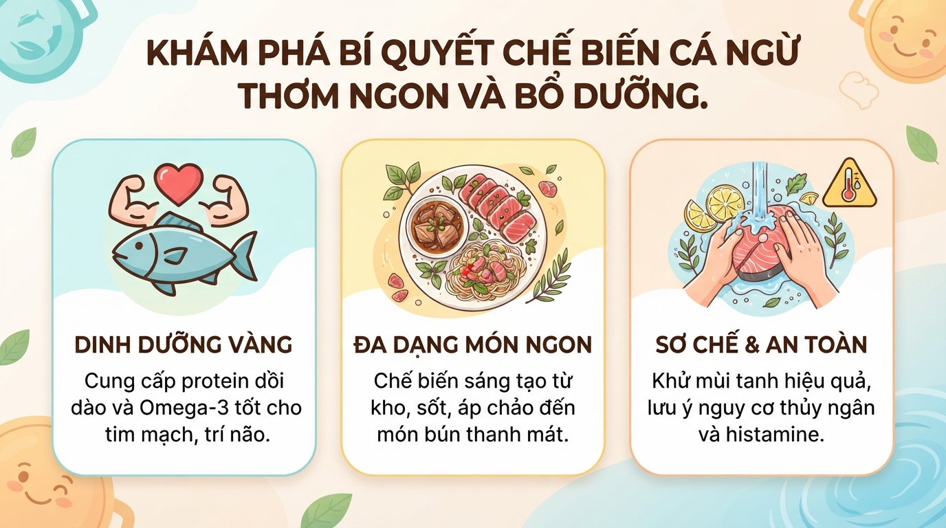 Cá ngừ nấu món gì ngon? 5 cách chế biến đơn giản, giữ trọn dinh dưỡng