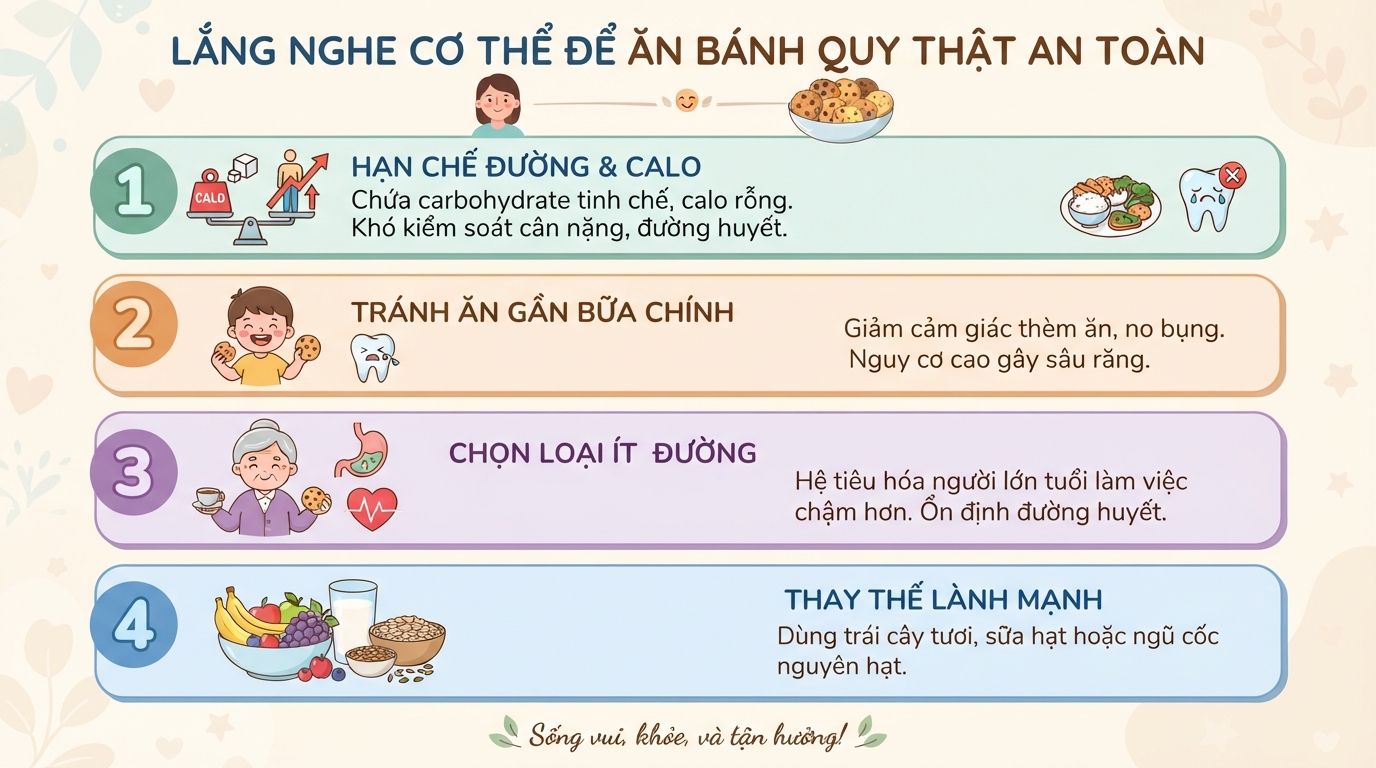 Bánh Cosy bao nhiêu calo? Cách ăn bánh quy Cosy kiểm soát cân nặng