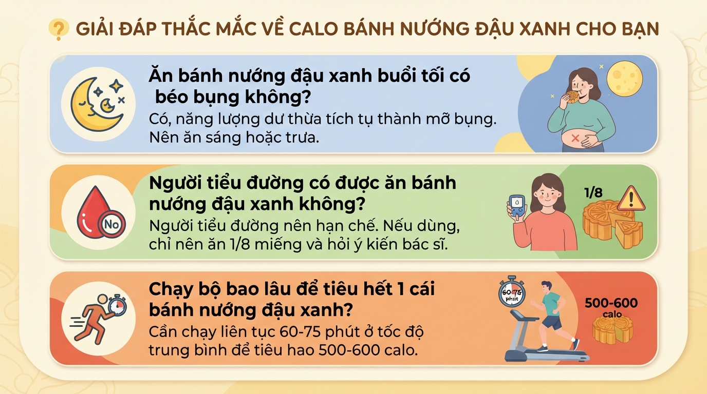 Bánh nướng nhân đậu xanh bao nhiêu calo? Mẹo ăn giúp giữ vóc dáng