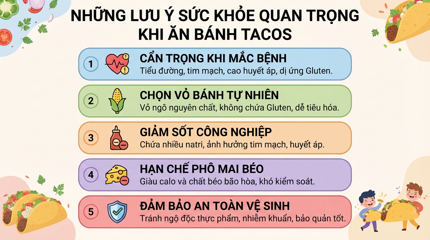 Bánh tacos bao nhiêu calo? Giá trị dinh dưỡng và cách ăn lành mạnh