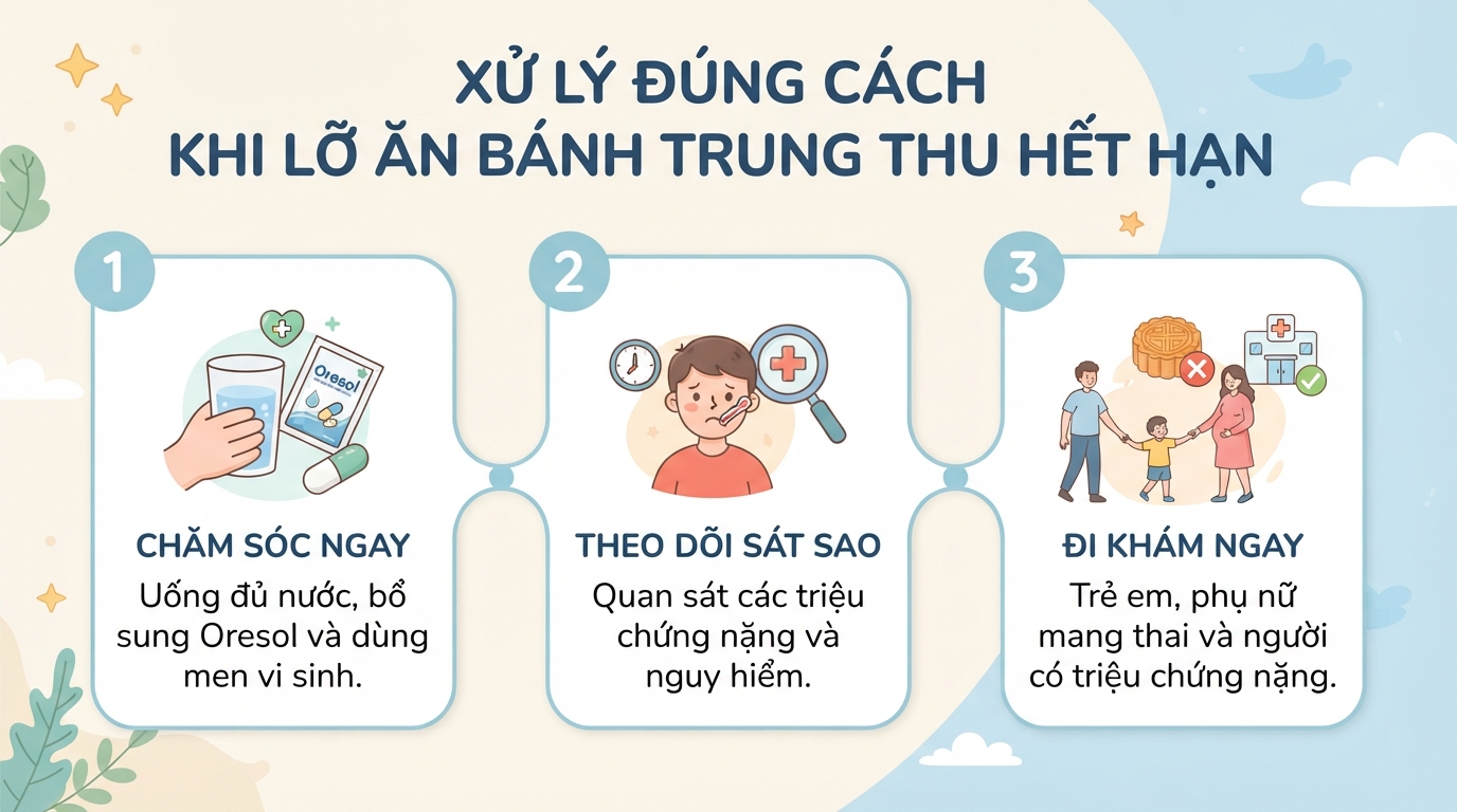 Bánh trung thu hết hạn có ăn được không?