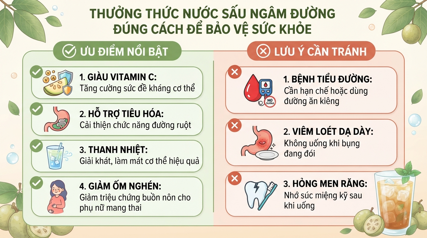 Cách ngâm sấu đường giòn ngon, không nổi váng tại nhà
