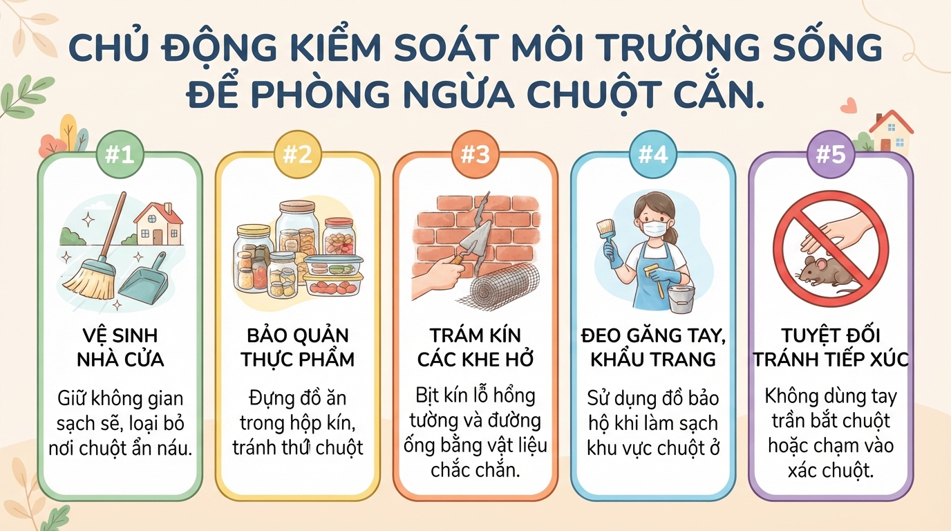 Bị chuột cắn có sao không? Các nguy cơ bệnh lý và hướng dẫn sơ cứu