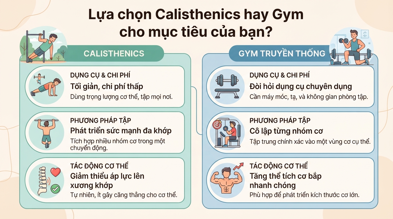 Calisthenics là gì? Lợi ích sức khỏe và lịch tập cho người mới bắt đầu