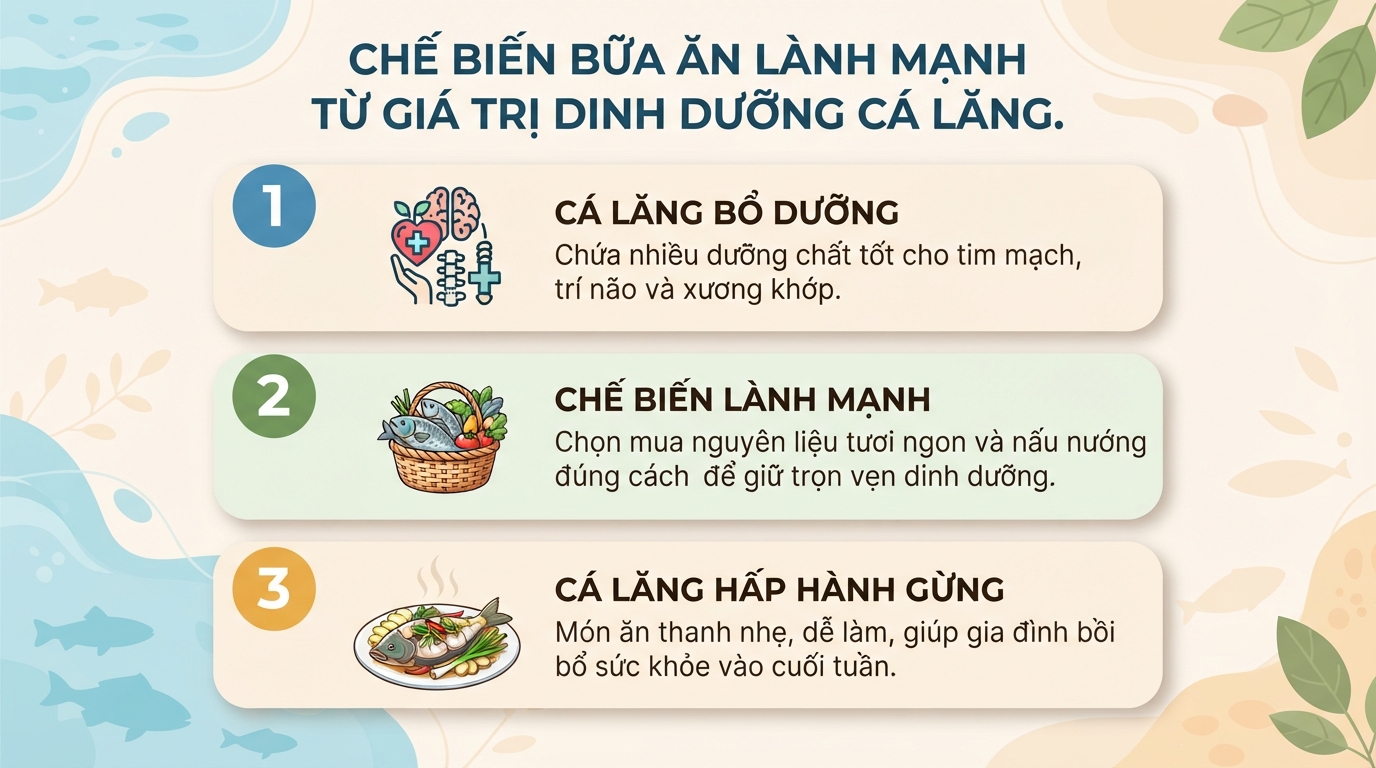 Cá lăng: Giá trị dinh dưỡng và 5 lợi ích sức khỏe