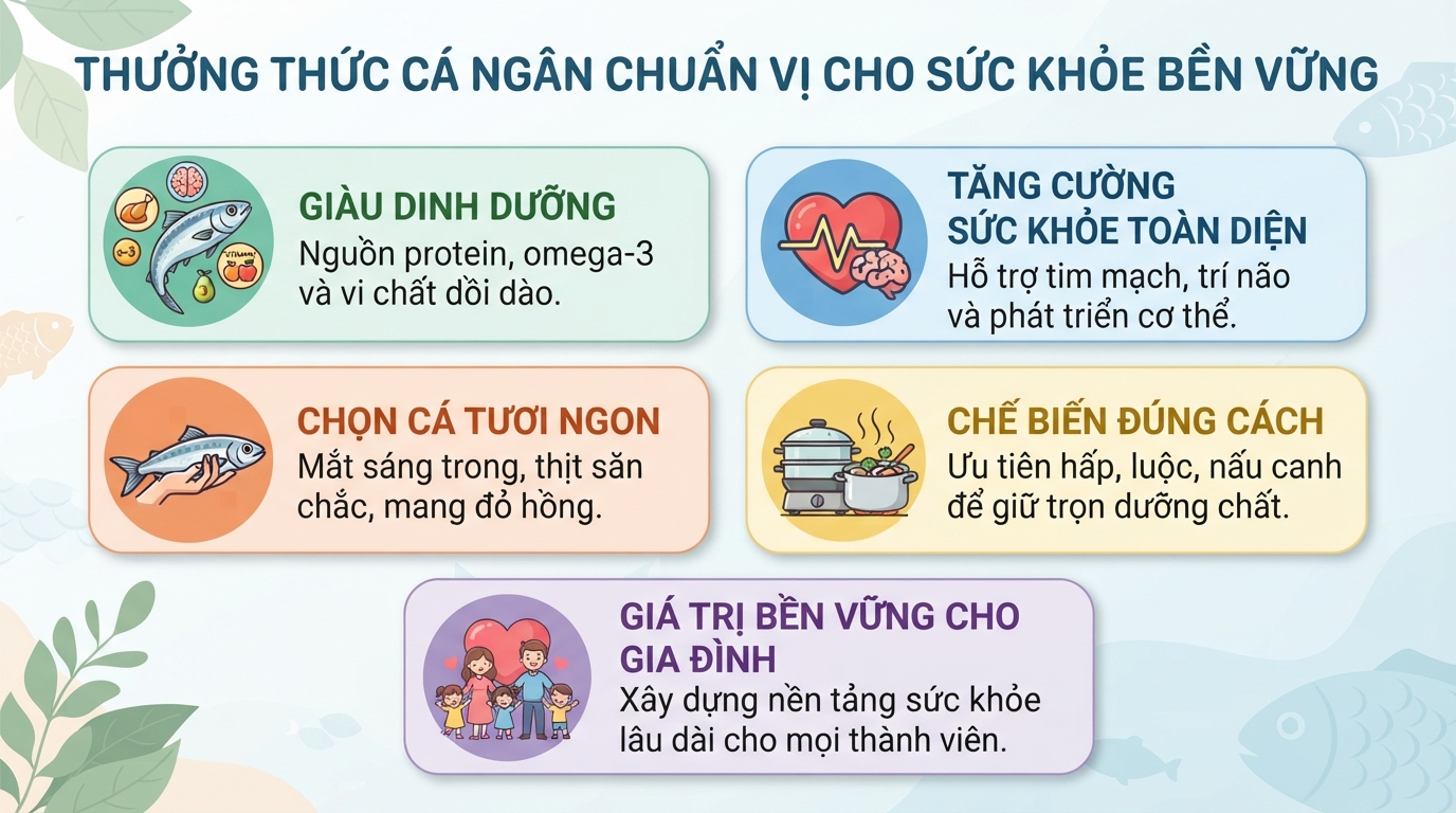 Cá ngân là gì? Giá trị dinh dưỡng và lưu ý bạn cần biết