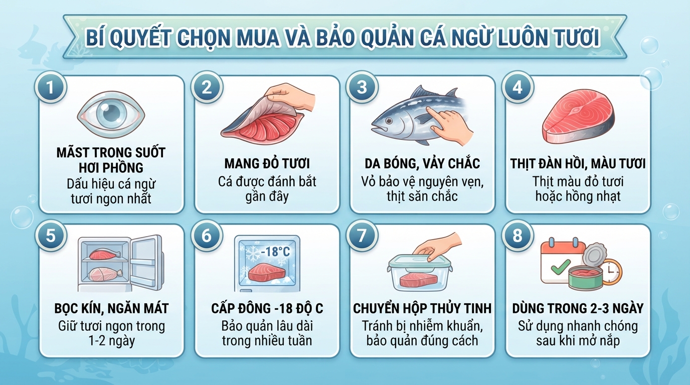 Cá ngừ nấu món gì ngon? 5 cách chế biến đơn giản, giữ trọn dinh dưỡng
