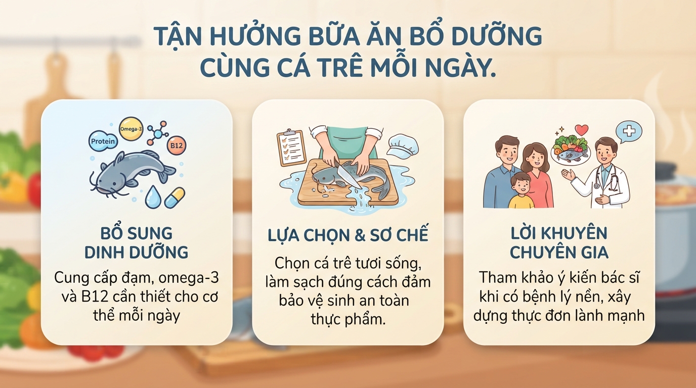 Cá trê có tác dụng gì? Giá trị dinh dưỡng và và lưu ý khi ăn