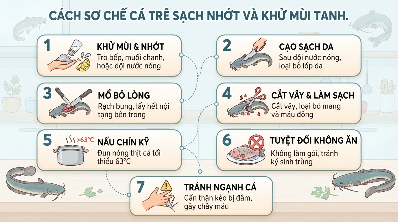 Cá trê có tác dụng gì? Giá trị dinh dưỡng và và lưu ý khi ăn