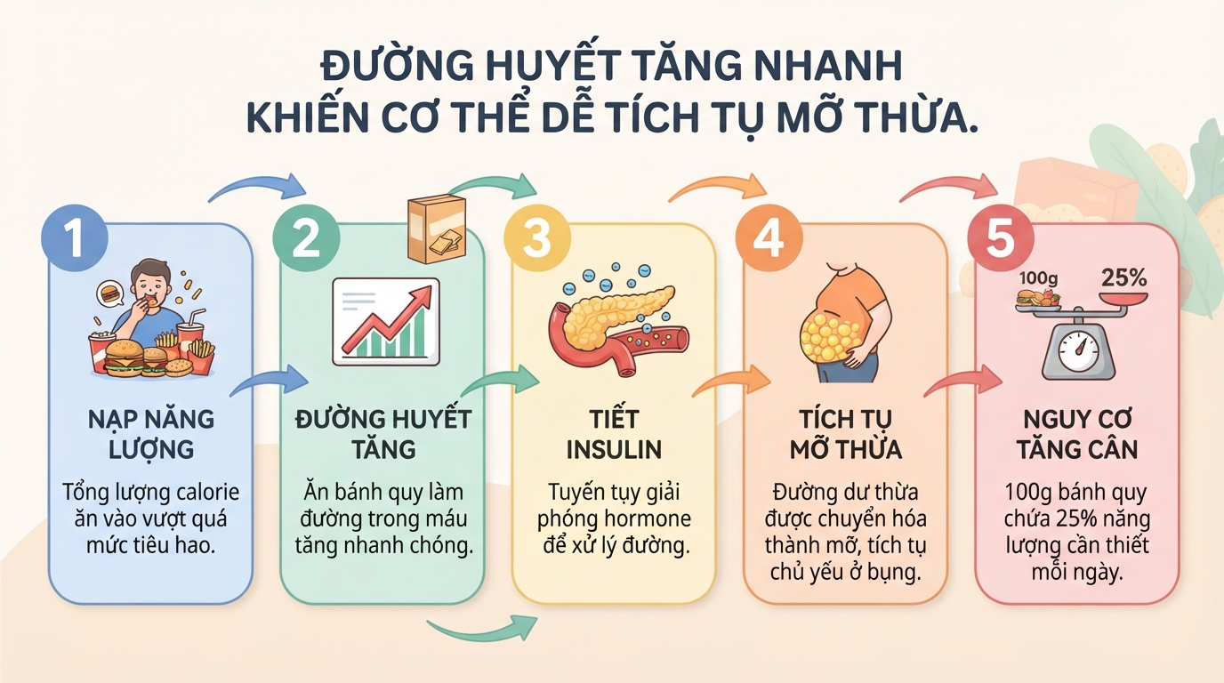 Bánh Cosy bao nhiêu calo? Cách ăn bánh quy Cosy kiểm soát cân nặng