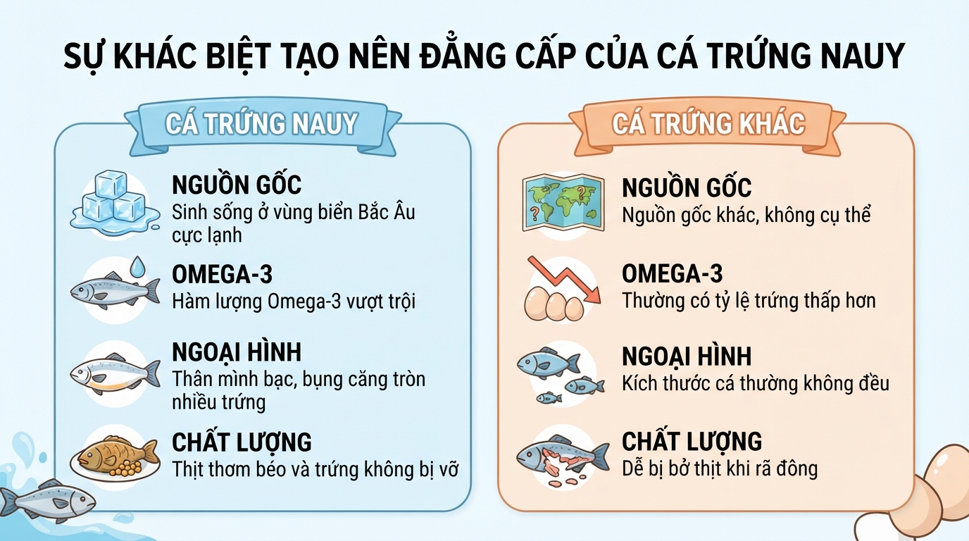 Cá trứng: Giá trị dinh dưỡng, lợi ích và cách ăn lành mạnh