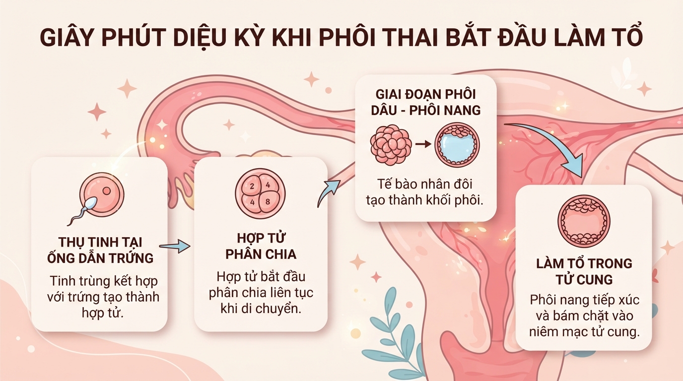 Phôi là gì? Quá trình hình thành và phát triển của phôi thai