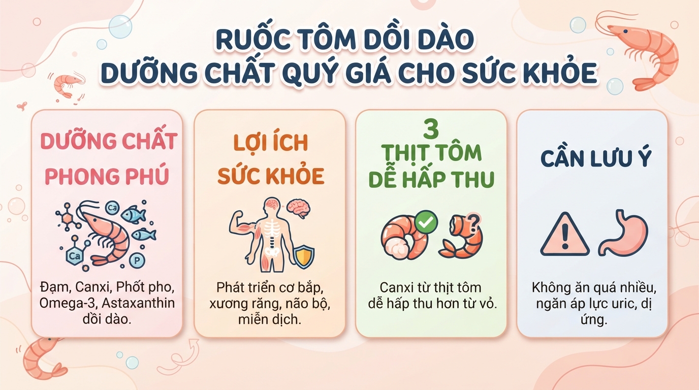 Cách làm ruốc tôm thơm ngon, bông mịn và giữ trọn dinh dưỡng