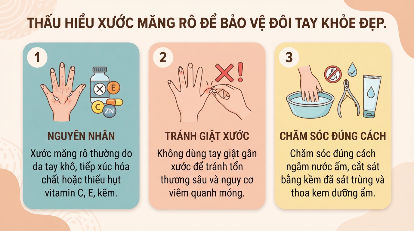 Xước măng rô là gì? Nguyên nhân và cách xử lý an toàn tại nhà