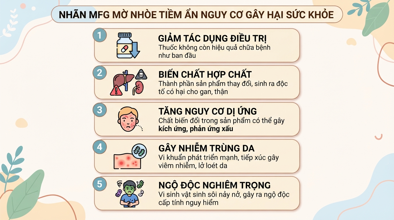 MFG là gì? Cách đọc ngày sản xuất trên thuốc và mỹ phẩm