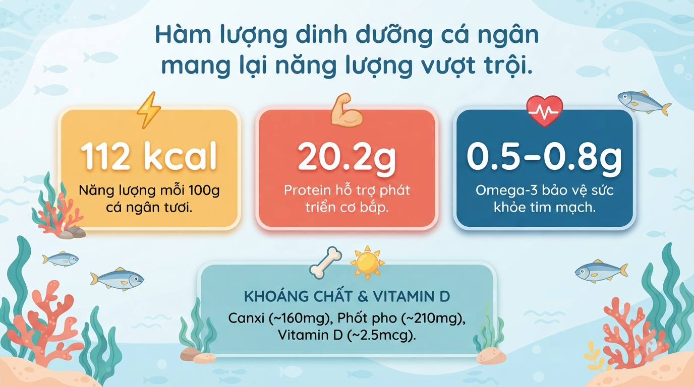 Cá ngân là gì? Giá trị dinh dưỡng và lưu ý bạn cần biết
