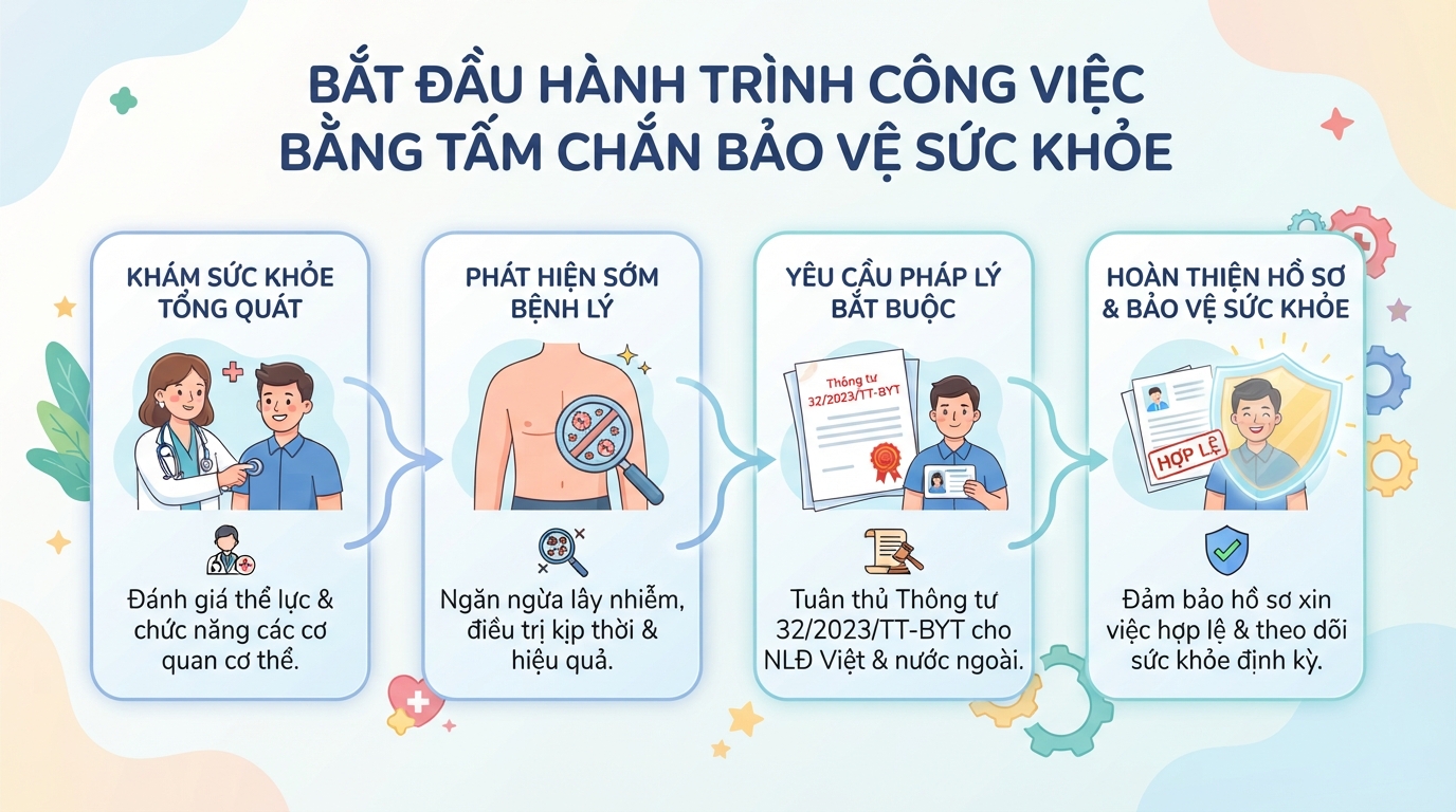 Khám sức khỏe đi làm: những điều cần biết và quy trình chi tiết
