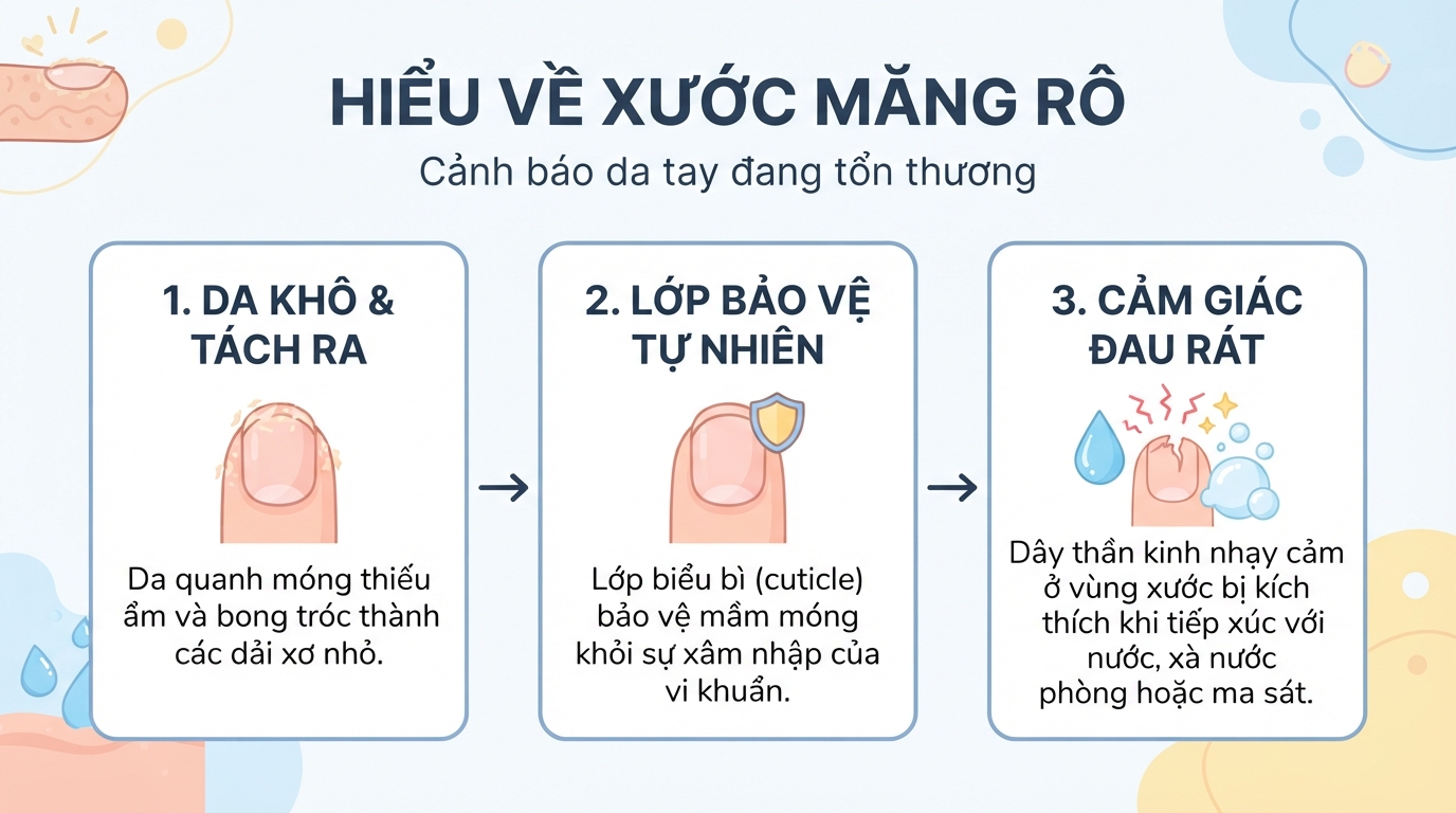 Xước măng rô là gì? Nguyên nhân và cách xử lý an toàn tại nhà