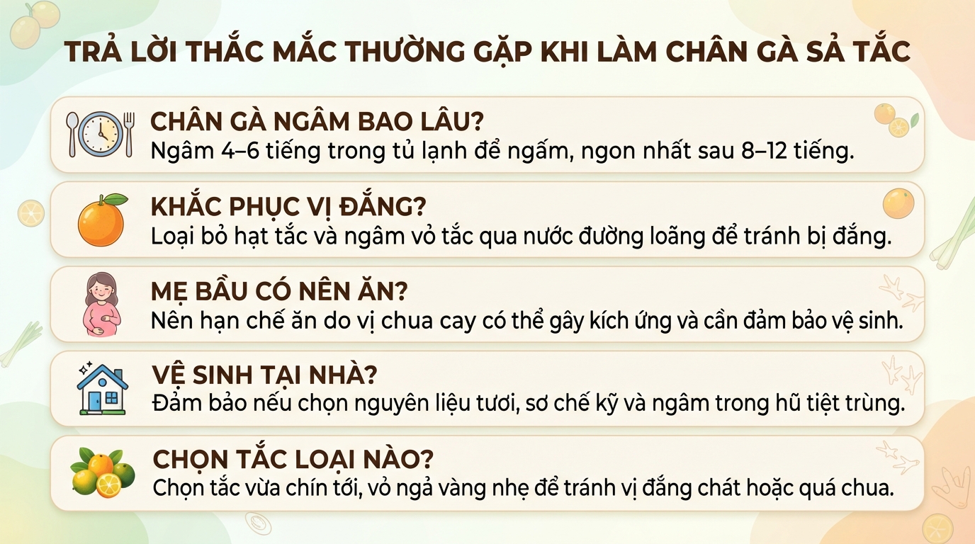 Cách làm chân gà sả tắc giòn ngon, không bị đắng chuẩn vị tại nhà