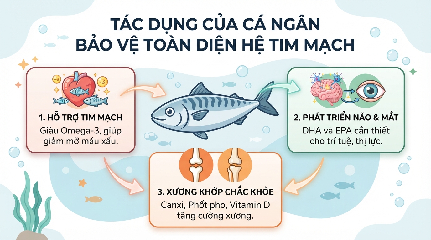 Cá ngân là gì? Giá trị dinh dưỡng và lưu ý bạn cần biết