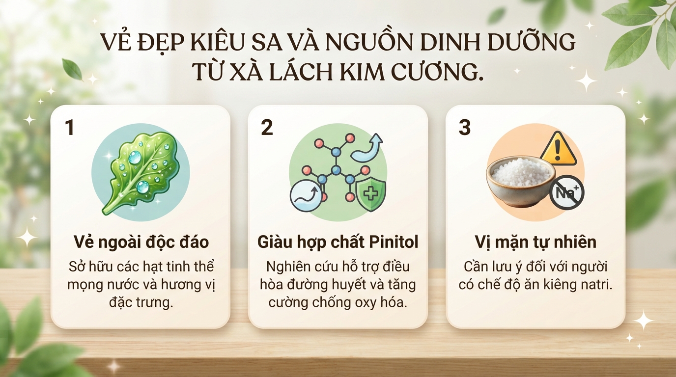 Xà lách kim cương: Giá trị dinh dưỡng, công dụng và cách sử dụng hợp lý