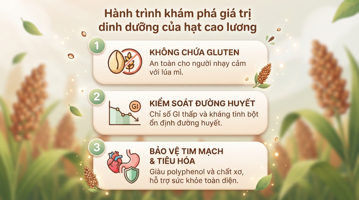 Cây cao lương có tác dụng gì? Giá trị dinh dưỡng và cách dùng