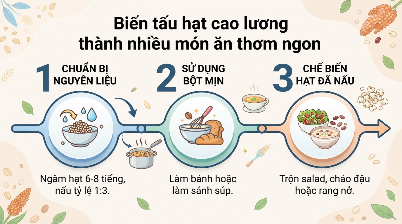 Cây cao lương có tác dụng gì? Giá trị dinh dưỡng và cách dùng
